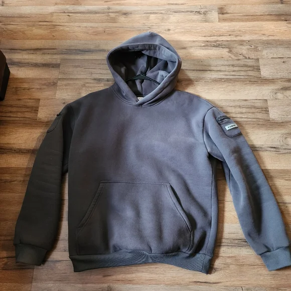 CMFRT Gray Hoodie with Front Pocket - Picture 1 of 4